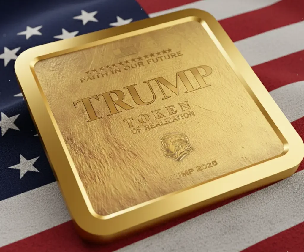 Trump Token of Realization Official Gold Plated Commemorative Collectible 2026